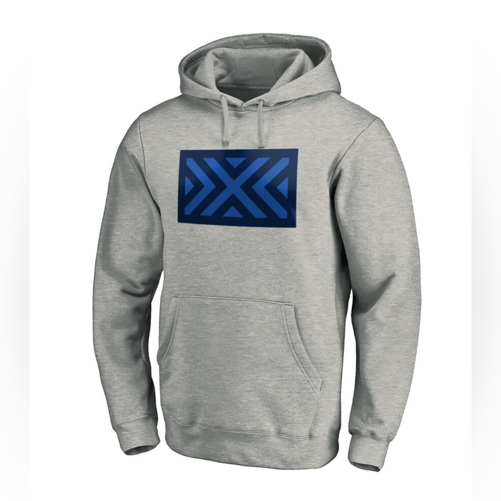 Fanatics‎ New York Excelsior Primary Team identity men’s Pullover Hoodie Gray XL
